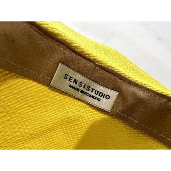 NWOT Sensi Studio Hat in Yellow with Seashells - Picture 4 of 4